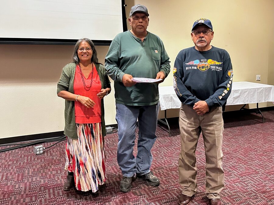 Bruce veteran recognition certificate presentation